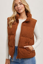 Courtney Corduroy Vest - Camel