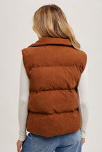 Courtney Corduroy Vest - Camel