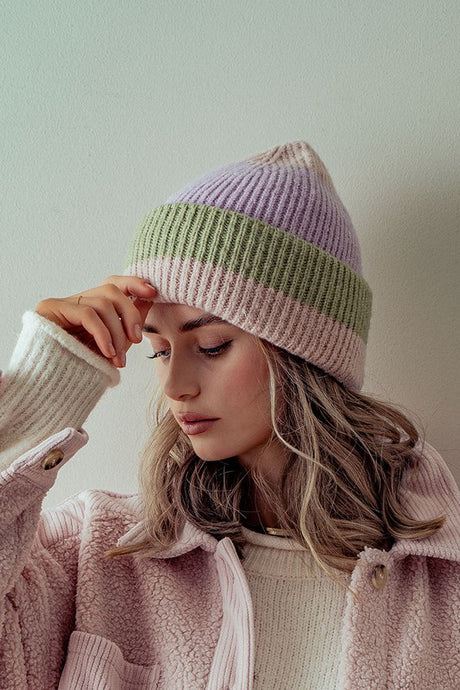 Crisp Air Beanie - Lavender