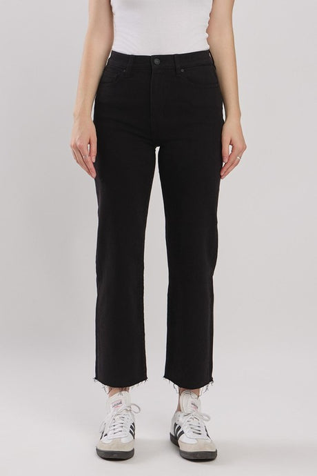 Dawn High Rise Crop Jean - Black Beauty