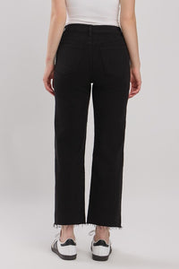 Dawn High Rise Crop Jean - Black Beauty