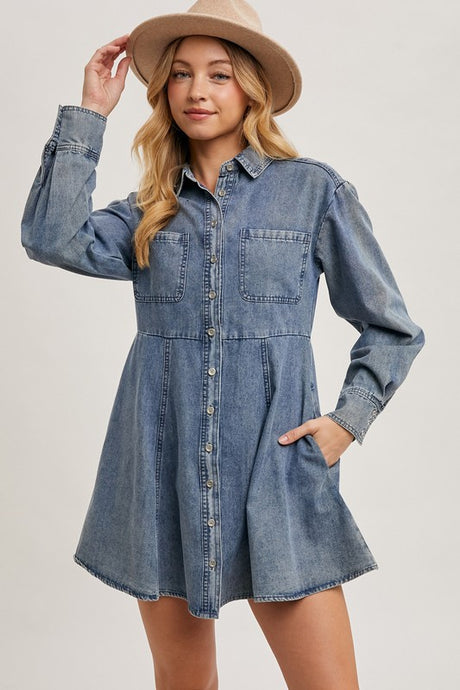 Langley Denim Dress