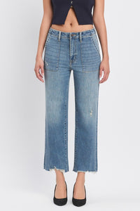 Dawn High Rise Crop Jean - Teaccup