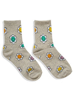 Flower Girl Socks - Gray