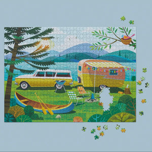 500 Piece Puzzle - Happy Camper