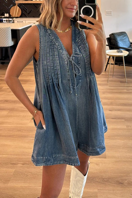 Had Some Help Pleated Romper