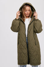 Hollis Quilted Puff Jacket - Army