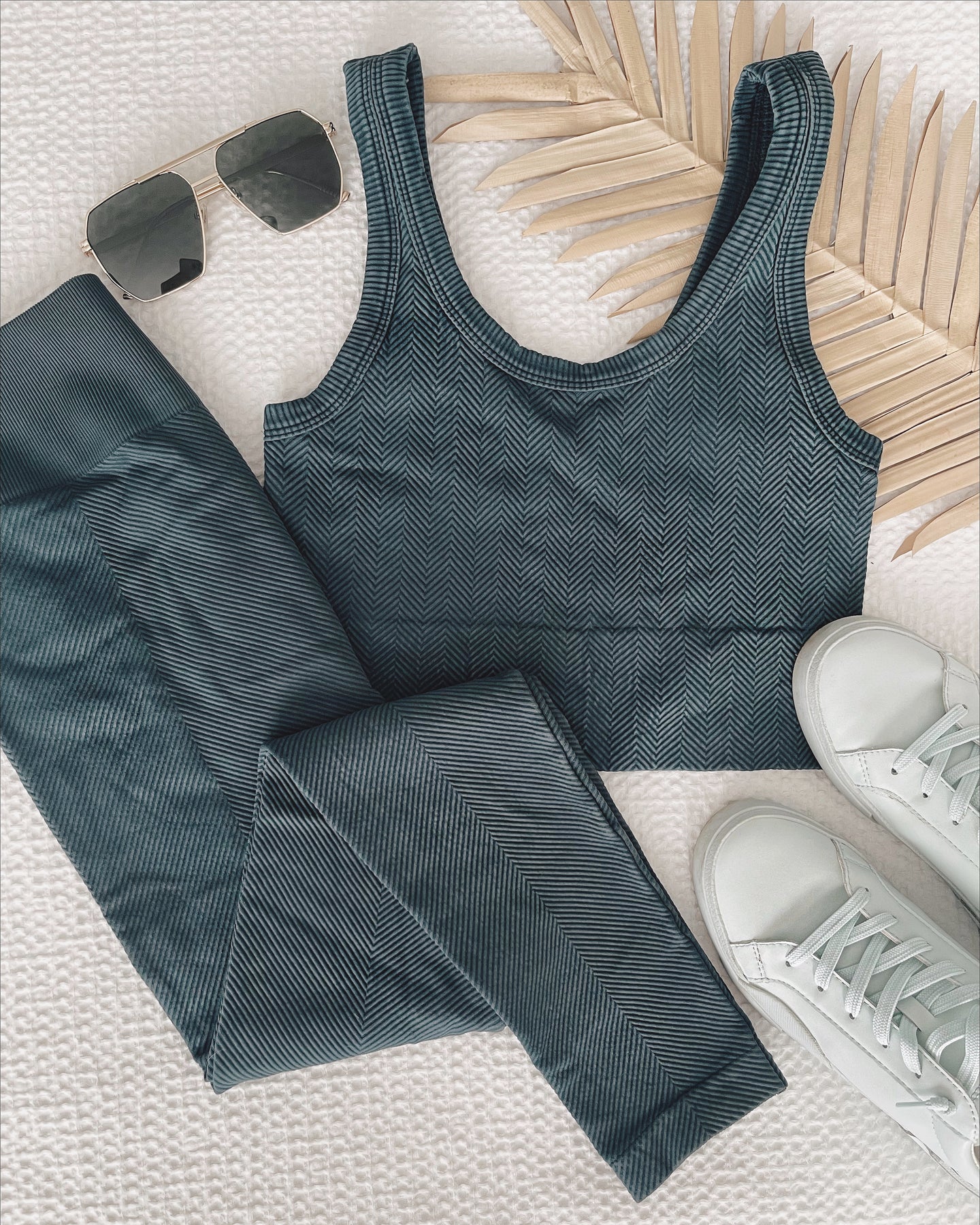 All Day Moto Leggings - Pine