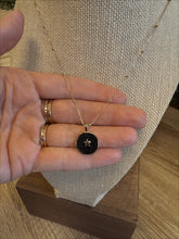 Black Star Charm Necklace