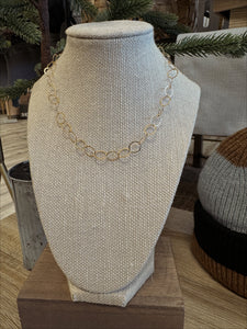 Bubble Chain Necklace - Gold