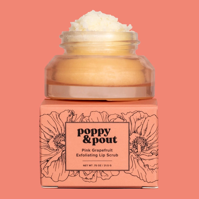 Poppy + Pout Lip Scrub - Pink Grapefruit