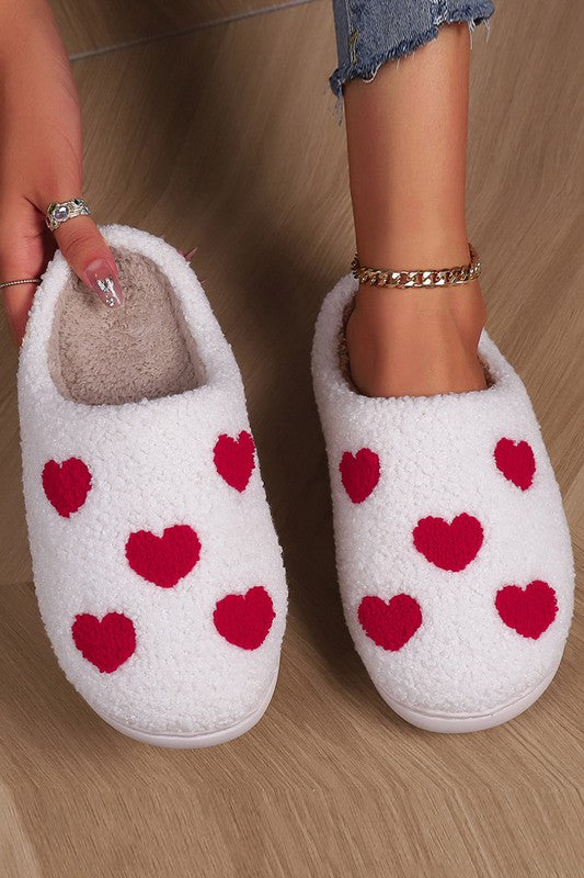 Love Me Do Heart Slippers