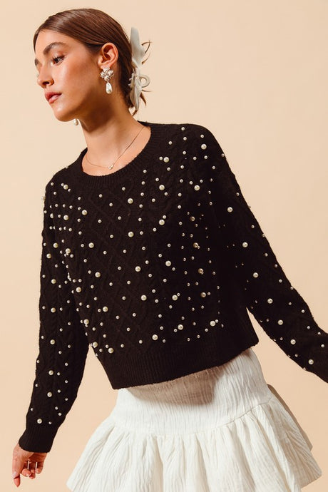 Piercy Embellished Sweater