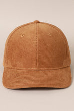 Running Late Corduroy Cap - Macchiato