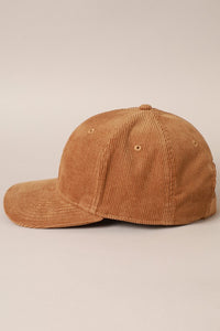 Running Late Corduroy Cap - Macchiato