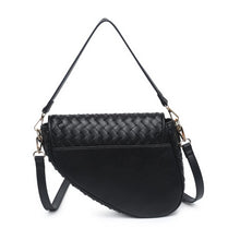 Scout Woven Saddle Crossbody - Black