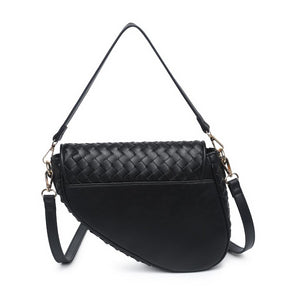 Scout Woven Saddle Crossbody - Black