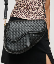 Scout Woven Saddle Crossbody - Black