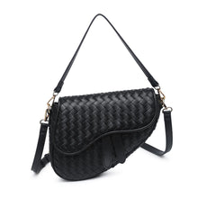 Scout Woven Saddle Crossbody - Black