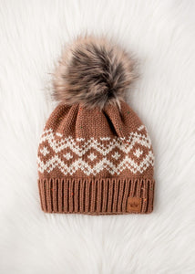 Toasty Warm Beanie - Chocolate