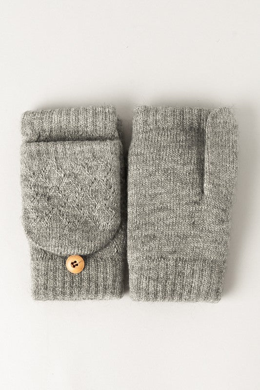 Whistler Fingerless Gloves - Grey