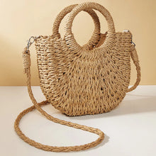 Essential Straw Crossbody - Khaki