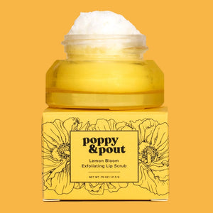 Poppy + Pout Lip Scrub - Lemon Bloom