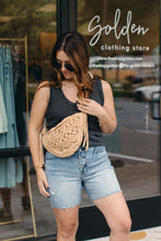 Hana Macrame Sling Bag - Caramel