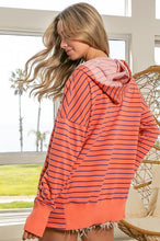 Lydia Pullover - Pumpkin Stripe