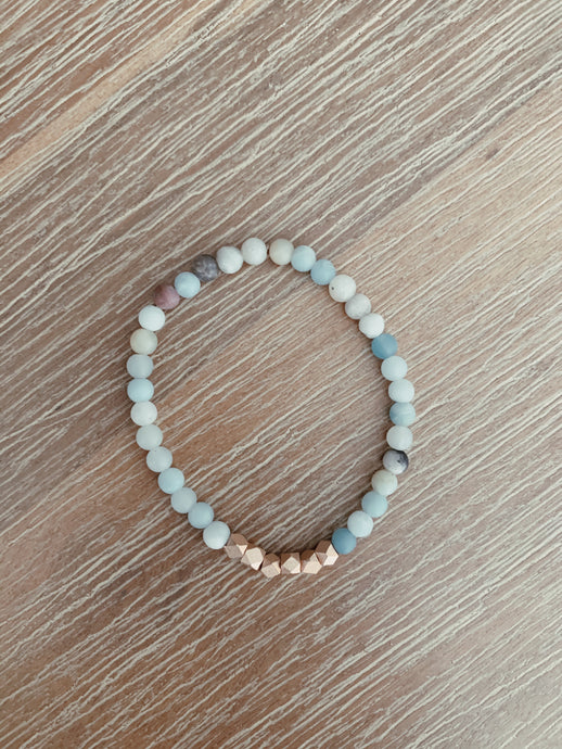 Starlight Beaded Amazonite Bracelet - 2