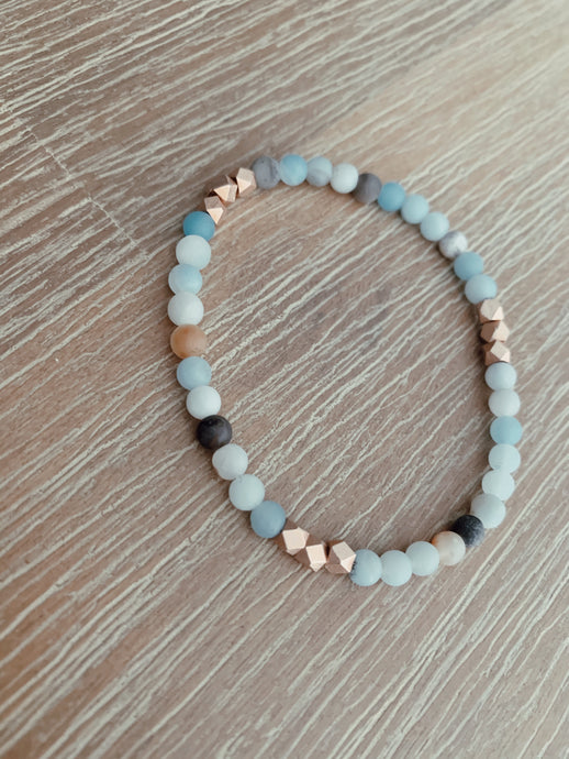 Starlight Beaded Amazonite Bracelet - 1