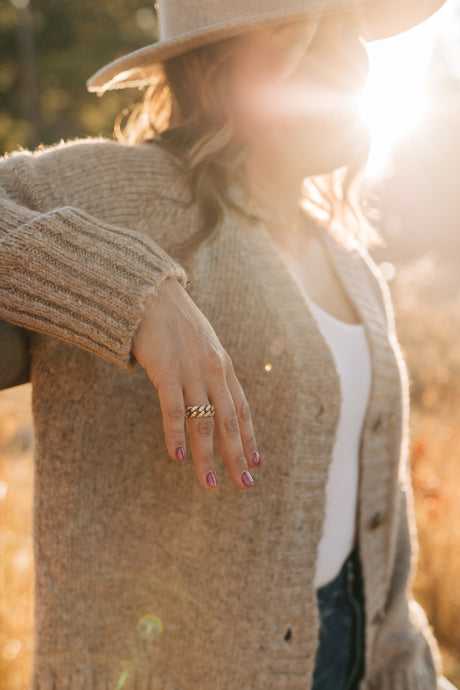 JOY DRAVECKY Utopia Chain Ring